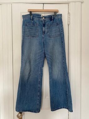 Rouje x J. Crew Marin High-Rise Flare Jean's - Size 32